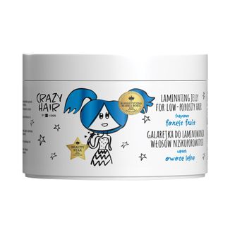 HiSkin Crazy Hair, galaretka do laminowania włosów niskoporowatych, owoce leśne, 300 ml KRÓTKA DATA - zdjęcie produktu