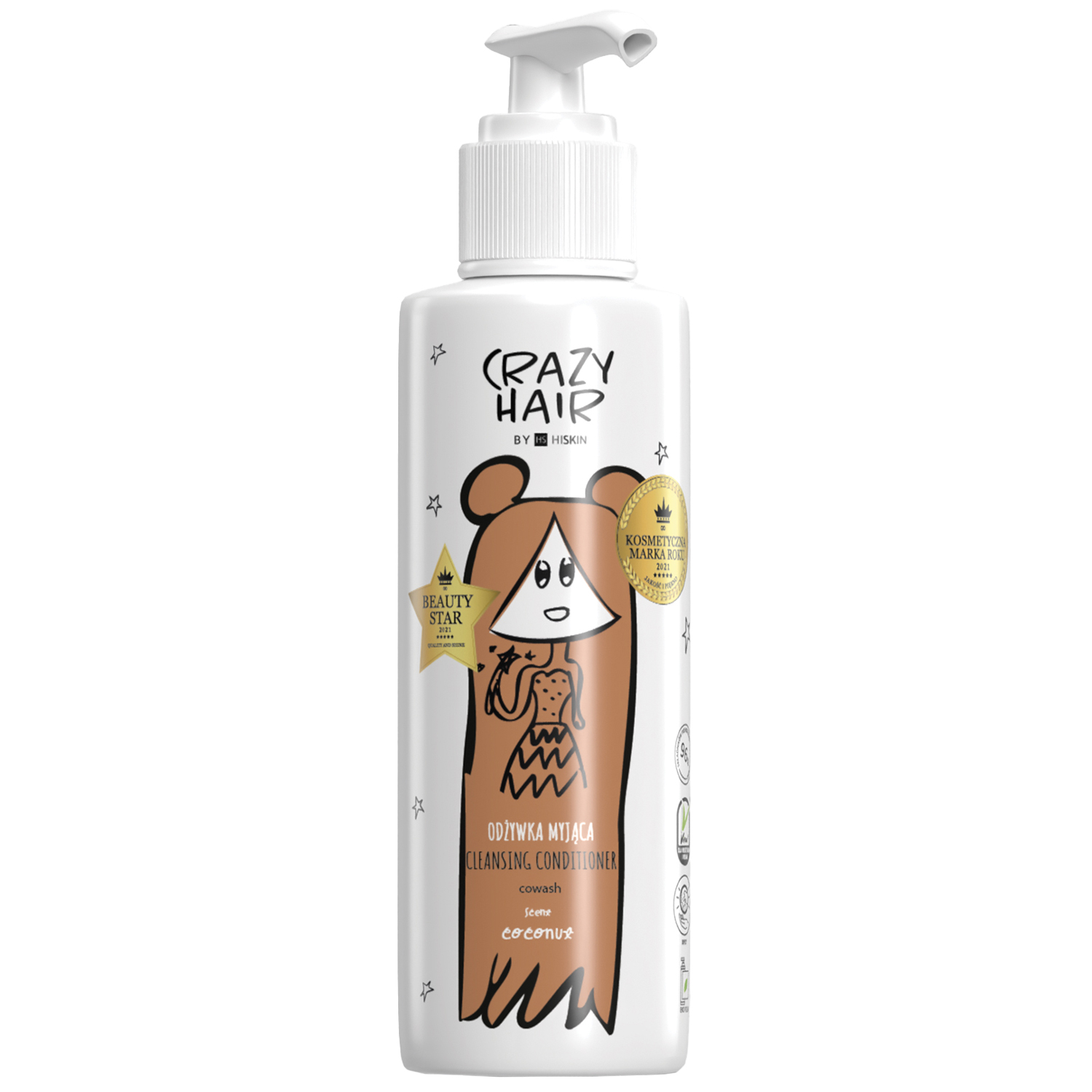 Nieznana HiSkin Crazy Hair, Spülung reinigend, kokos, 300 ml — Inhaltsstoffe und Bewertung