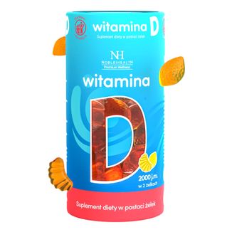 Noble Health Witamina D, żelki, 60 sztuk - zdjęcie produktu