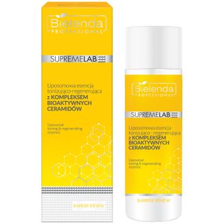 Bielenda Professional SupremeLAB Barrier Renew, liposomowa esencja tonizująco-regenerująca z kompleksem bioaktywnych ceramidów, 200 ml - zdjęcie produktu