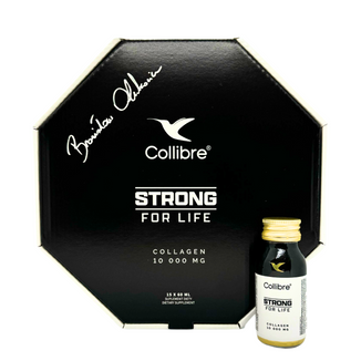 Collibre Strong For Life Shot, kolagen 10000 mg, smak brzoskwiniowy, 60 ml x 15 sztuk - zdjęcie produktu