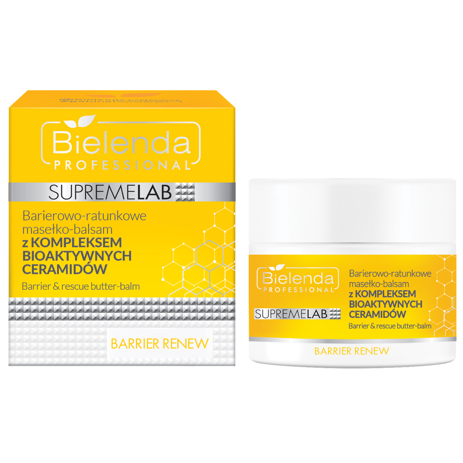 Nieznana Bielenda Professional SupremeLAB Barrier Renew, barierowo-ratunkowe masełko-balsam z kompleksem bioaktywnych ceramidów, 40 g