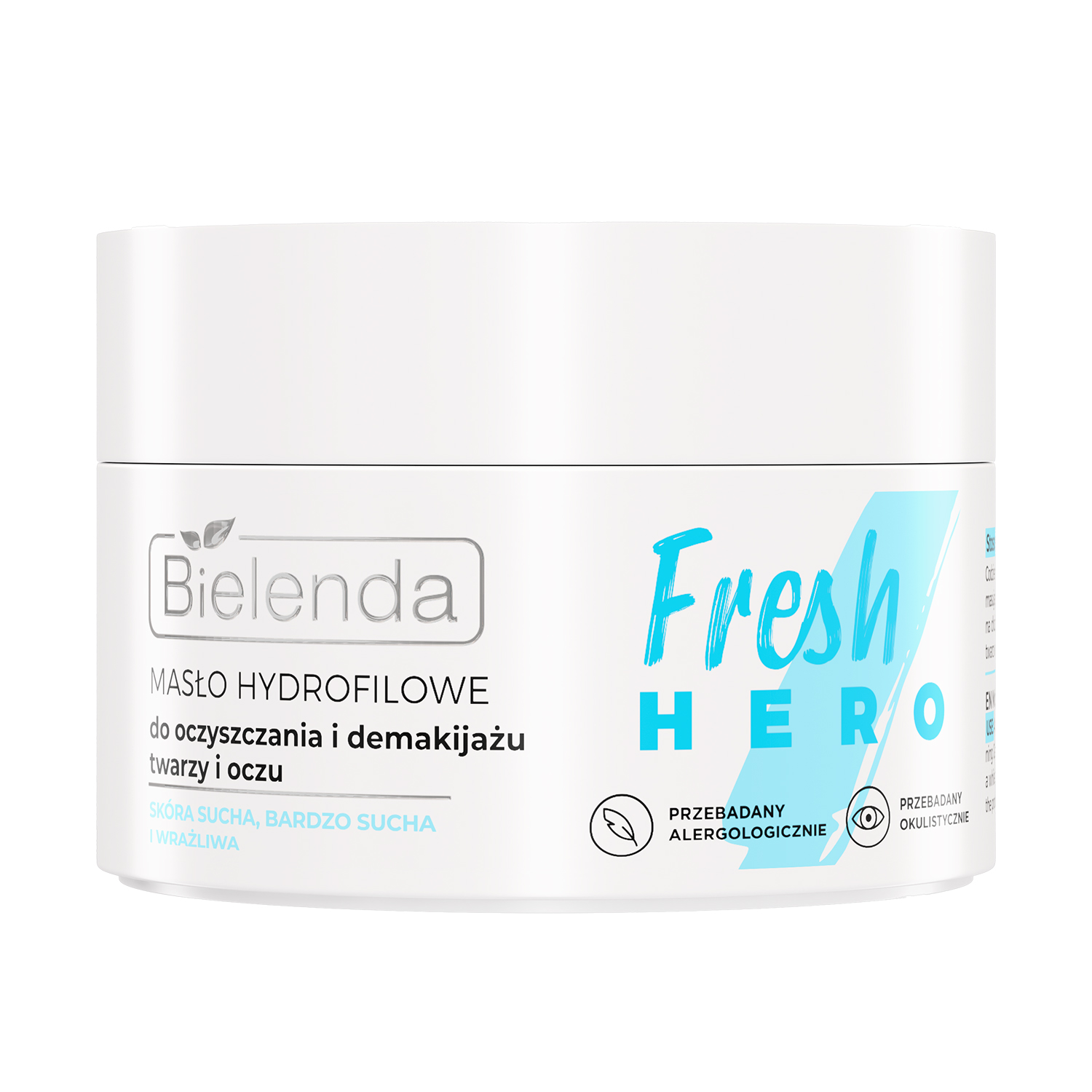 Nieznana Bielenda Fresh Hero, nawilżająco-kojące masło hydrofilowe do oczyszczania i demakijażu twarzy i oczu, 40 g — Inhaltsstoffe und Bewertung