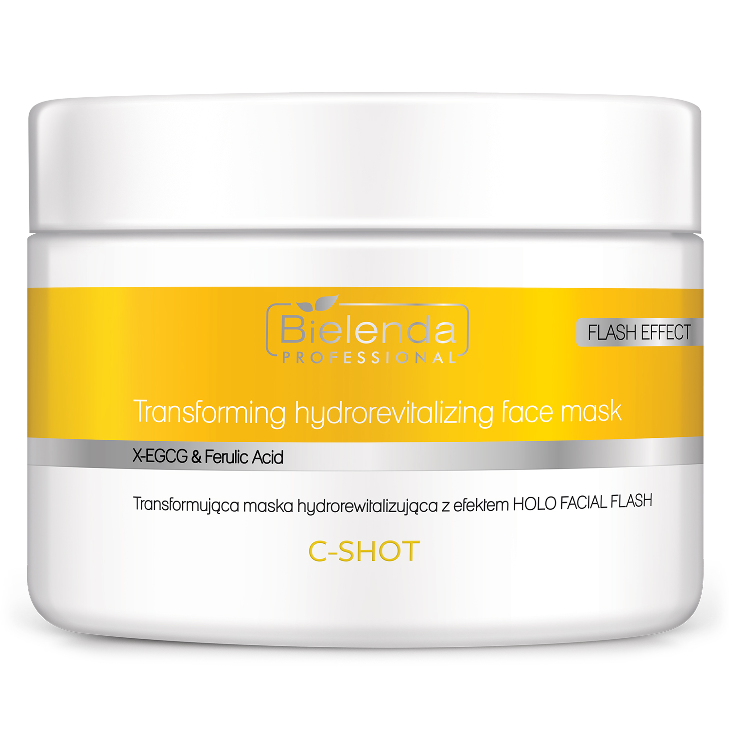 Nieznana Bielenda C-Shot, transformująca maska hydrorewitalizująca z efektem Holo Facial Flash, 150 ml