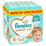Pampers Premium Care 6 (13-18 kg), pieluchy, 128 sztuk USZKODZONE OPAKOWANIE - miniaturka zdjęcia produktu