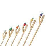 Cewnik urologiczny Foleya, dwudrożny z gumową zastawką, lateks silikonowany, CH 18, 1 sztuka - miniaturka zdjęcia produktu