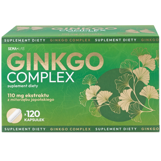 SEMA Lab Ginkgo Complex, 120 kapsułek KRÓTKA DATA - zdjęcie produktu