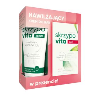 Zestaw Skrzypovita 40+, 42 tabletki powlekane + nawilżający krem do rąk, 50 ml gratis - zdjęcie produktu