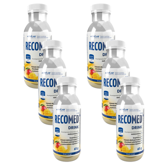 Zestaw Activlab Pharma RecoMed Drink, preparat odżywczy, smak mango, 6 x 65 g KRÓTKA DATA - zdjęcie produktu