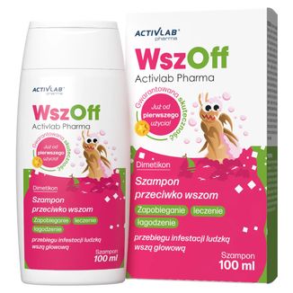 Activlab Pharma WszOff, szampon przeciw wszom, 100 ml - zdjęcie produktu