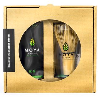 Zestaw Moya Matcha Tradycyjna, organiczna japońska herbata, 30 g + Chasen, miotełka do matchy, 1 sztuka - zdjęcie produktu