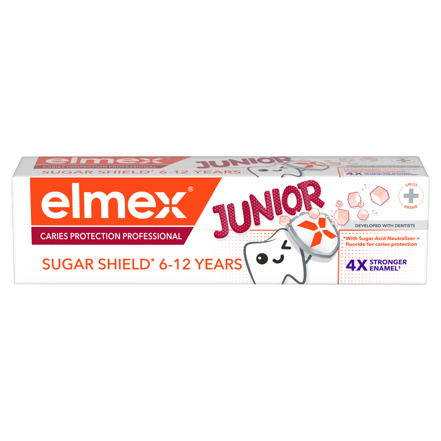 Elmex Elmex Anti-Caries Professional Junior, Zahnpasta für Kinder, 6-12 lat, 75 ml — Inhaltsstoffe und Bewertung