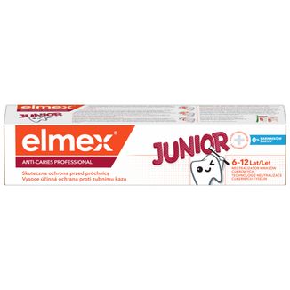 Elmex Anti-Caries Professional Junior, pasta do zębów dla dzieci, 6-12 lat, 75 ml - zdjęcie produktu