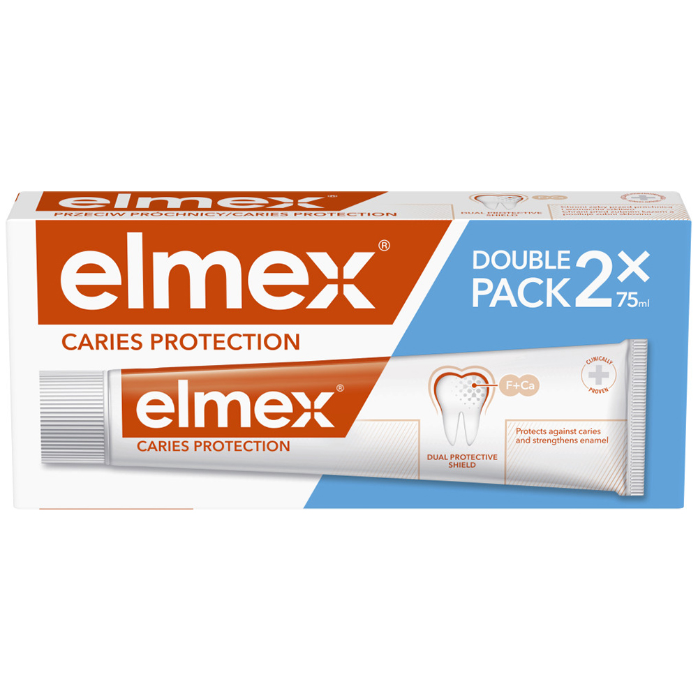 Elmex Elmex gegen Karies, Zahnpasta, 2 x 75 ml — Inhaltsstoffe und Bewertung