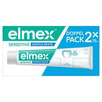 Elmex Sensitive Gentle White, pasta do zębów, 2 x 75 ml - zdjęcie produktu