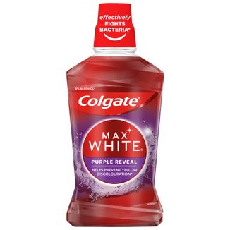 Colgate Max White Purple Reveal, płyn do płukania jamy ustnej, 500 ml - zdjęcie produktu