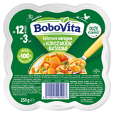 BoboVita Obiadek, kolorowe warzywa z kurczakiem i batatami, 250 g KRÓTKA DATA - miniaturka zdjęcia produktu