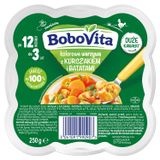 BoboVita Obiadek, kolorowe warzywa z kurczakiem i batatami, 250 g - miniaturka zdjęcia produktu