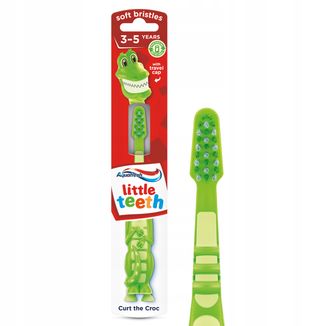 Aquafresh Little Teeth, szczoteczka do zębów dla dzieci, 3-5 lat, Soft, 1 sztuka - zdjęcie produktu