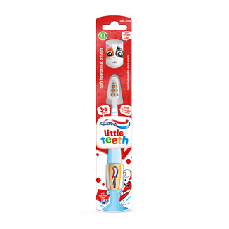 Aquafresh Little Teeth, szczoteczka do zębów dla dzieci, 3-5 lat, Soft, 1 sztuka - zdjęcie produktu