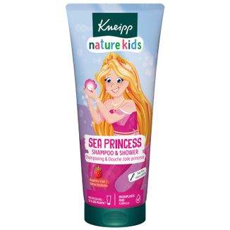 Kneipp Nature Kids, szampon do włosów i żel pod prysznic dla dzieci, morska księżniczka, od 3 lat, 200 ml - zdjęcie produktu