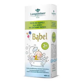 Langsteiner Kids Bąbel, płyn do kąpieli dla dzieci na zatkany nosek, od 2 lat, 400 ml - zdjęcie produktu