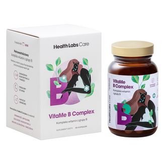 Health Labs Vitamin B Complex, 60 kapsułek USZKODZONE OPAKOWANIE - zdjęcie produktu