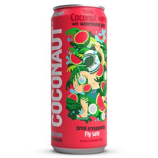 Coconaut woda kokosowa z młodego kokosa z sokiem arbuzowym, 320 ml - zdjęcie produktu