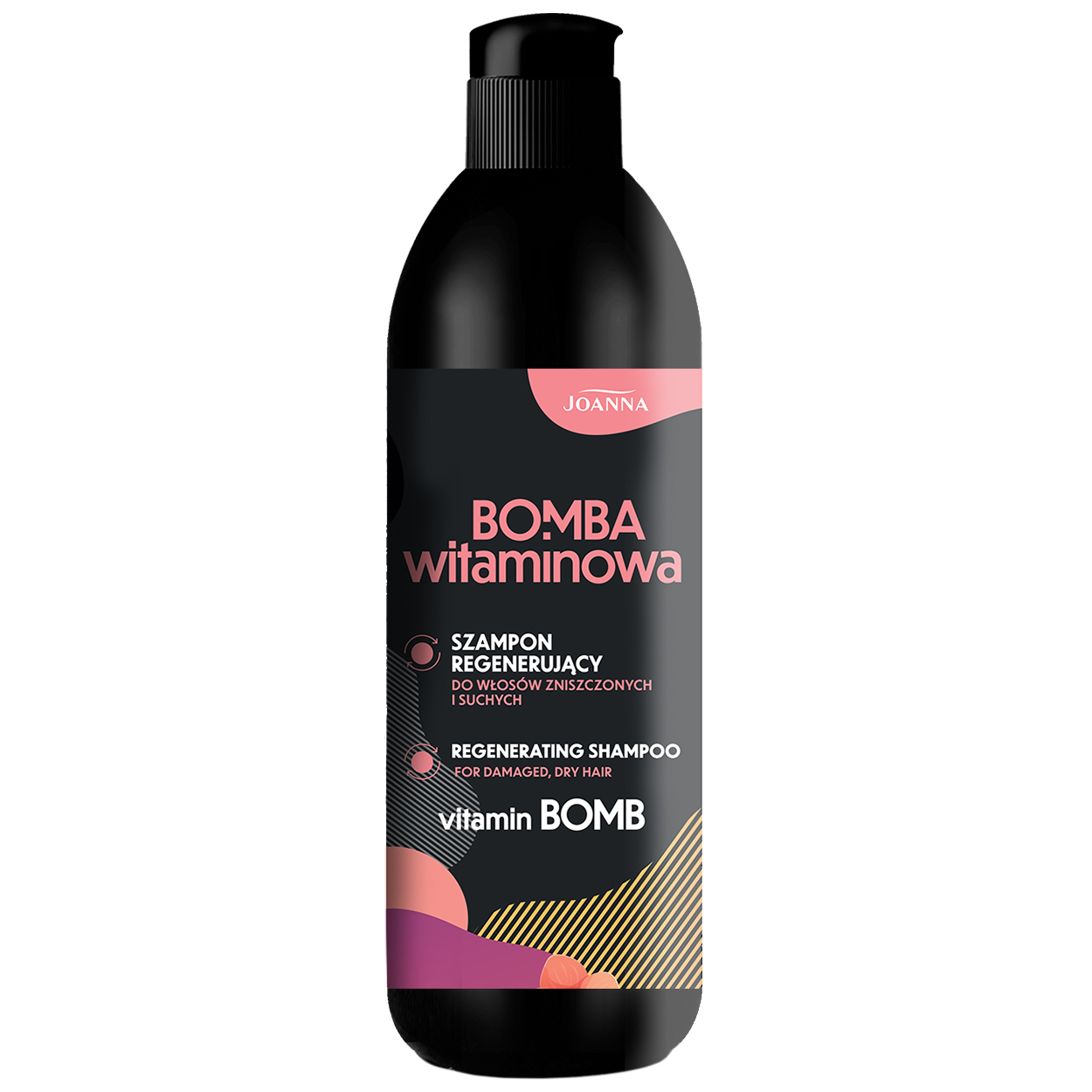 Nieznana Joanna Bomba Vitamin, Shampoo regenerierend für das Haar, 500 ml — Inhaltsstoffe und Bewertung
