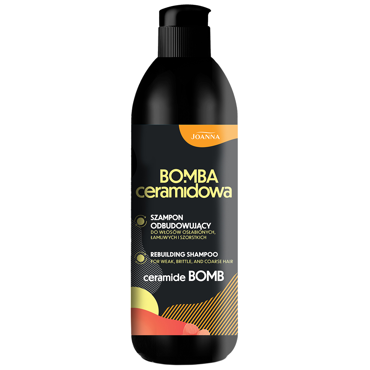 Nieznana Joanna Bomba Ceramidowa, szampon odbudowujący do włosów, 500 ml — Inhaltsstoffe und Bewertung