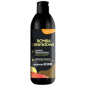 Joanna Bomba Ceramidowa, szampon odbudowujący do włosów, 500 ml - zdjęcie produktu