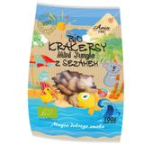 Ania Mini Jungle Bio Krakersy z Sezamem, 100 g - miniaturka zdjęcia produktu
