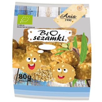 Ania Bio Sezamki, 80 g - zdjęcie produktu