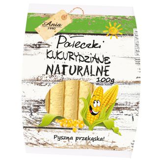 Ania Pałeczki Kukurydziane Naturalne, 100 g - zdjęcie produktu