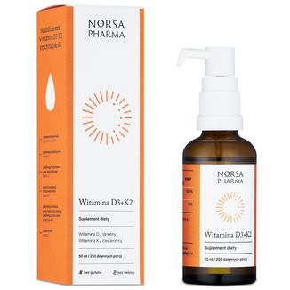 Norsa Pharma Witamina D3 + K2, 50 ml - zdjęcie produktu