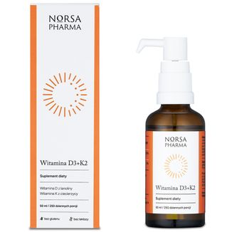 Norsa Pharma Witamina D3 + K2, 50 ml - zdjęcie produktu