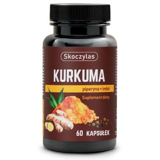 Skoczylas Kurkuma Piperyna Imbir, 60 kapsułek - zdjęcie produktu