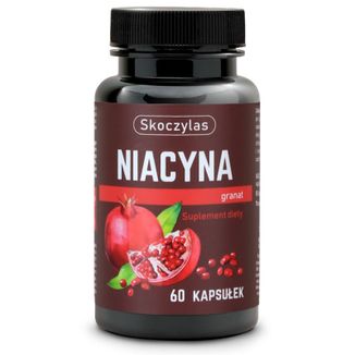 Skoczylas Niacyna z Granatem, 60 kapsułek - zdjęcie produktu