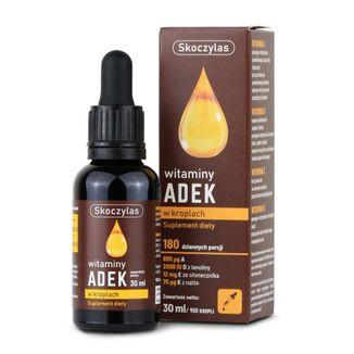 Skoczylas Witamina ADEK, krople, 30 ml - zdjęcie produktu