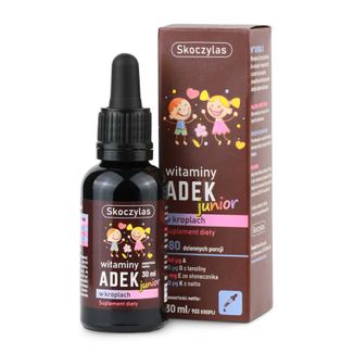 Skoczylas Witamina ADEK Junior, krople, 30 ml USZKODZONE OPAKOWANIE - zdjęcie produktu