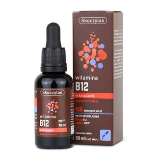 Skoczylas Witamina B12, krople, 30 ml - zdjęcie produktu