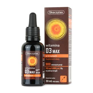 Skoczylas Witamina D3 Max, krople, 30 ml - zdjęcie produktu