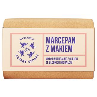 Cztery Szpaki, mydło w kostce, marcepan z makiem, 110 g - zdjęcie produktu