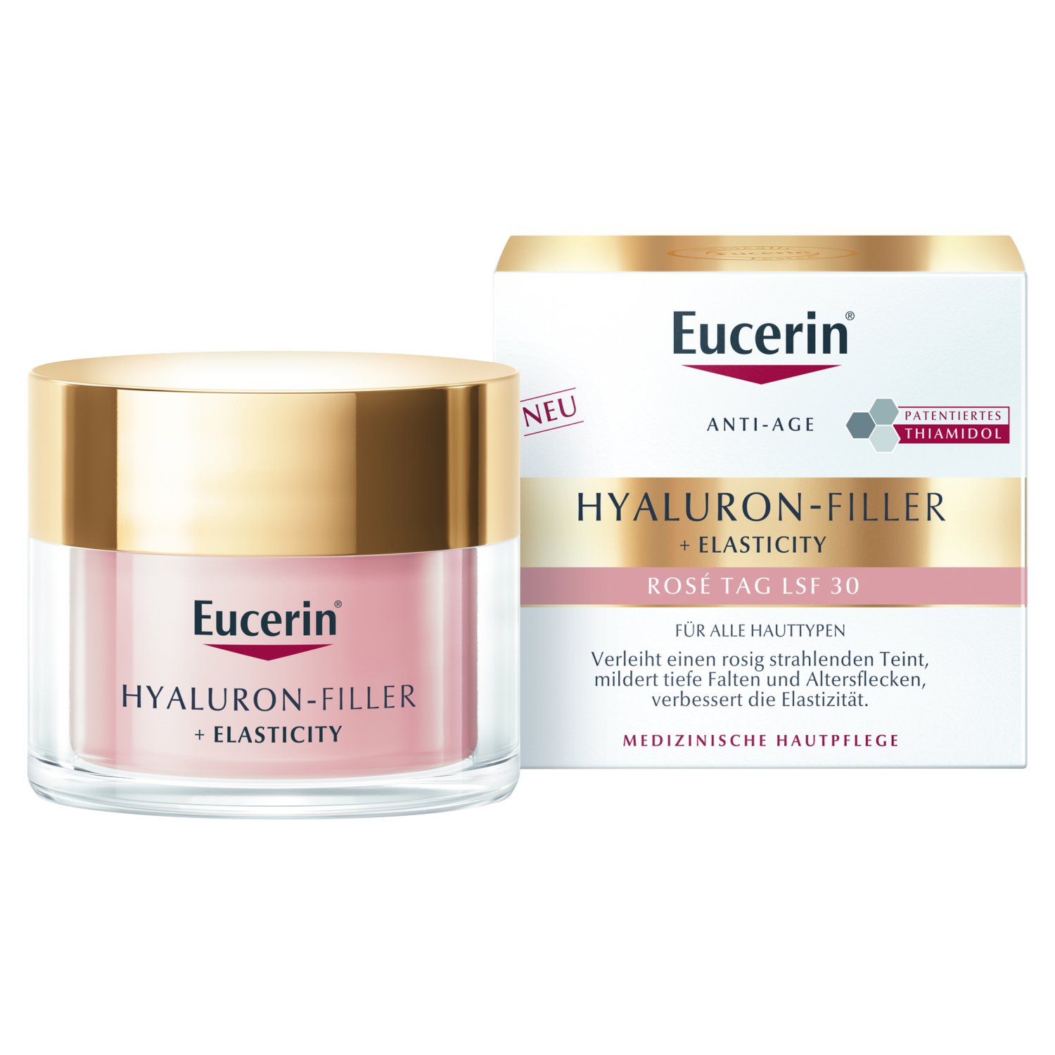 Eucerin Eucerin Hyaluron-Filler+Elasticity, mit Rose Gesichtscreme, SPF 30, 50 ml — Inhaltsstoffe und Bewertung