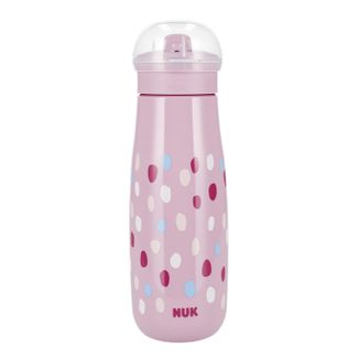 NUK Mini-Me FLip, butelka do picia z ustnikiem 2w1, różowa, od 12 miesiąca, 450 ml - zdjęcie produktu