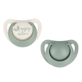 NUK For Nature, smoczek uspokajający, lateksowy, anatomiczny, zielony, 0-6 miesięcy, 2 sztuki - miniaturka zdjęcia produktu