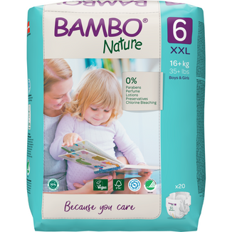 Bambo Nature, pieluchy jednorazowe, rozmiar 6, 16+ kg, 20 sztuk - zdjęcie produktu