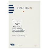 Manuka Ig, sterylny, nieprzywierający opatrunek nasączony miodem Manuka, 10 cm x 12,5 cm, 1 sztuka - miniaturka zdjęcia produktu