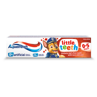 Aquafresh Little Teeth, pasta do zębów dla dzieci, 3-5 lat, Psi Patrol, 50 ml - zdjęcie produktu