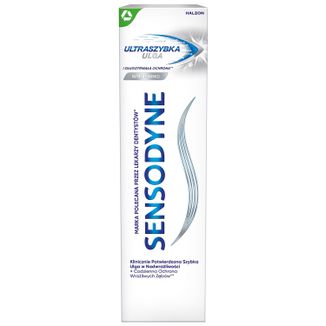 Sensodyne, pasta do zębów Ultraszybka Ulga, Whitening, 75 ml - zdjęcie produktu